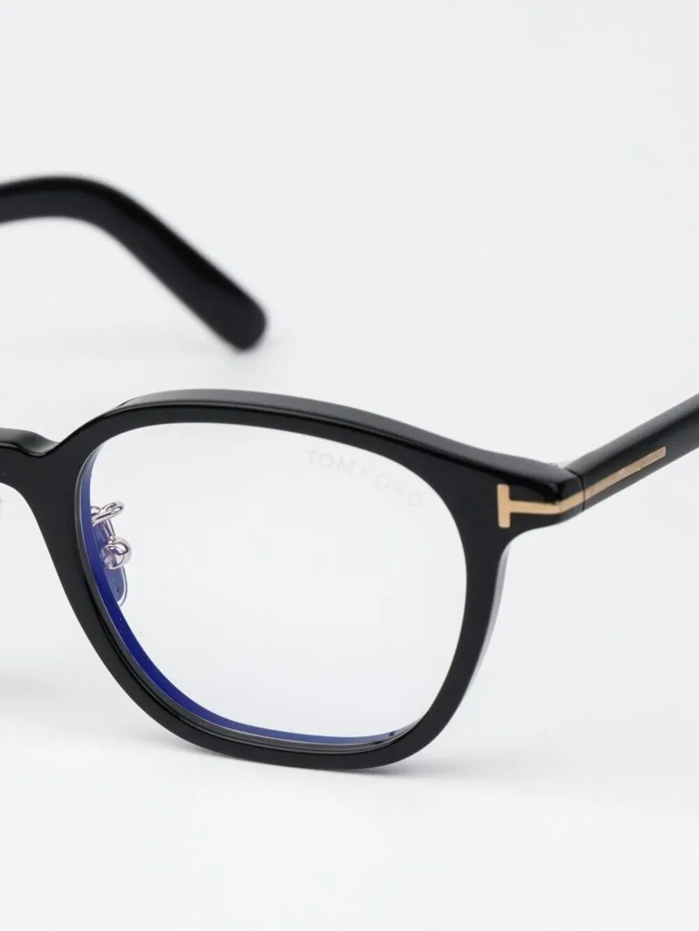 Tom Ford Women Eyeglasses Black Square FT5858-D-B 001 NEW AUTHENTIC